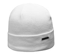 Melegari Berretto Cuffia Beanie Pisa | 100% Cotone | Made in Italy (55-62, Bianco)