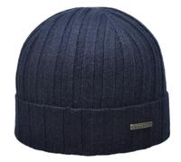 Melegari Berretto di Maglia Beanie Belluno | 100% Cashmere Riciclato | Recycled And Sustainable Cashmere | Ecologico ed Economico | Leggero 50 Grammi | Made in Italy (IT, Numero, 54, 63, Blu Scuro)