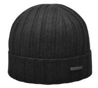 Melegari Berretto di Maglia Beanie Belluno | 100% Cashmere Riciclato | Recycled And Sustainable Cashmere | Ecologico ed Economico | Leggero 50 Grammi | Made in Italy (IT, Numero, 54, 63, Nero)