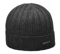 Melegari Berretto di Maglia Beanie Belluno | 100% Cashmere Riciclato | Recycled And Sustainable Cashmere | Ecologico ed Economico | Leggero 50 Grammi | Made in Italy (IT, Numero, 54, 63, Antracite)