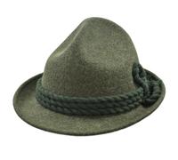 Melegari Cappello Tirolese da Montagna | Dreispitz Artavaggio | Cappello da Pastore | Contadino e Cacciatore | Loden Hut | Cappello Tradizionale da alpeggio (IT, Numero, 59, 60, Verde Loden)