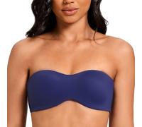 MELENECA Donna Minimizer Reggiseno Senza Spalline Invisibile con Ferretto Senza Imbottito Blu 5H