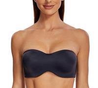 MELENECA Donna Minimizer Reggiseno Senza Spalline Invisibile con Ferretto Senza Imbottito Marineblau 6E