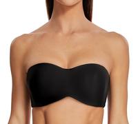 MELENECA Donna Minimizer Reggiseno Senza Spalline Invisibile con Ferretto Senza Imbottito Schwarz 7B