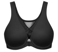 MELENECA Donna Non Imbottito Reggiseno Posturale con Chiusura Frontale Post Chirurgia Supporto per la Schiena - Senza Ferretto Schwarz 3D
