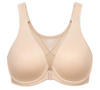 MELENECA Donna Non Imbottito Reggiseno Posturale con Chiusura Frontale Post Chirurgia Supporto per la Schiena - Senza Ferretto Beige 5C