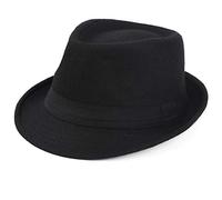 Melesh Unisex Classico Trilby Fedora Cappello Donna Taglia Unica
