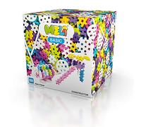 Meli Basic Constructor Pink 600 | 600 mattoncini con Ruote e Parti Speciali | Gioco Creativo per Bambini dai 3 Anni in su, Giocattolo da Costruzione per Auto, Robot e Molto Altro Ancora