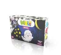 Meli Mini Ghost Set - 250 mattoncini da costruzione, giocattolo creativo per bambini dai 3 anni in su, spirito bianco, scala 1:1, istruzioni 37 x 23 cm, senza BPA, certificato CE