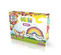 Meli Minis Arcobaleno 500-2 in 1 | 500 blocchi colorati in 8 colori | Giocattoli di costruzione creativi per bambini dai 3 anni in su, promuove capacità motorie e immaginazione
