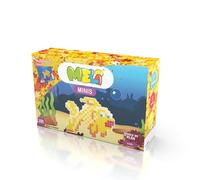 Meli Minis Fish 250 | Giocattoli creativi a partire dai 3 anni | 250 blocchi colorati per modelli 2D e 3D | Promuove capacità motorie e immaginazione