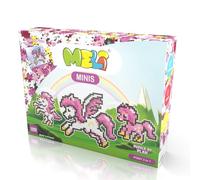 Meli Minis Pony 1000 - 3 in 1 | Giocattolo creativo da costruzione per bambini | 1000 blocchi in 6 colori | Promuove capacità motorie e immaginazione | Gioco per ragazzi e ragazze dai 3 anni in su