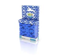 Meli Piastra di base di colore blu, 6 blocchi per il divertimento della costruzione, sistema a incastro per strutture stabili, piastre da 8,4 x 8,4 cm, ideale per bambini creativi a partire dai 3 anni