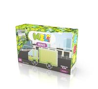Meli Set mini camion - 250 mattoncini da costruzione, giocattolo creativo per bambini dai 3 anni in su, costruzione di camion verde, scala 1:1, istruzioni 37 x 23 cm, senza BPA, certificato CE
