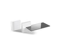 Meliconi 480522 BA scaffale Mensola modulare A muro ABS sintetico, Vetro tempera