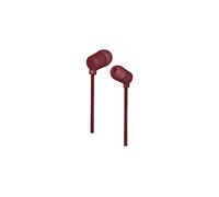 Meliconi Mysound - Speak Fluo Dark Red Type-C Cuffie Auricolari In-Ear rosso bordeaux - Materiale Soft Touch, Cavo Piatto Anti-Groviglio, Resistenti al Sudore, ottime per Musica, Chiamate e Sport