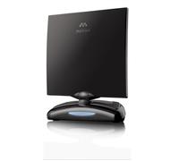 Meliconi - Antenna Tv Amplificata Per Interni At 49 R1 Usb-nero Lucido Meliconi
