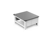 Base di Rialzo Space Bridge di 30 cm per Lavatrici o Asciugatrici Colore Bianco