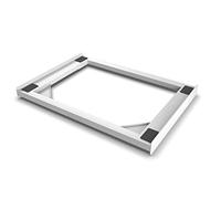 Meliconi Base Torre Slim Kit di Sovrapposizione in tecnopolimero per lavatrice e asciugatrice SLIM, Bianco