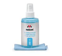 Meliconi C200 - Soluzione Detergente 200 ml con Panno Microfibra 20 x 20 cm per Tv, LCD, Monitor