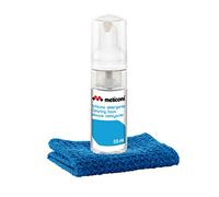 Meliconi C55 Schiuma Detergente 55 ml e Panno in Microfibra per TV, Schermo PC, Tablet e Smartphone