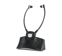 Meliconi Cuffie Steto Digital, Cuffie Stetoscopiche Wireless con Base di Ricarica, Microfono d’ambiente e altre funzionalità avanzate per anziani, Durata 16 Ore, Ingressi audio Analogico e Digitale