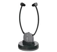 Meliconi Cuffia TV Easy Audio Wireless Digitale, Modello Steto con Ingresso Ottico, Microfono Ambiente, Volume Regolabile, Base Ricarica, Portata 20m, Audio Bilanciato per TV