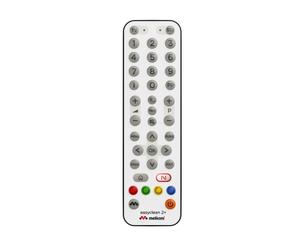 Meliconi Easyclean 2+ Telecomando universale 2 in 1 con tastiera piatta, lavabile a prova di polvere e spruzzi con protezione IP53 e accesso a tutte
