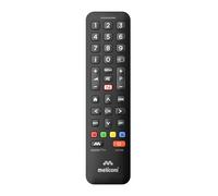 Meliconi Easytel TV+ Telecomando Universale per TV e Smart TV, Accesso Rapido a