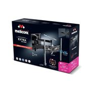 Meliconi Supporto TV Parete Staffa Girevole per Televisori da 32 a 85 Peso Max 55 Kg colore Nero - 480874