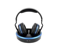 Meliconi HP Comfort, Cuffia Wireless TV Stereo con Base di Ricarica, Cuffie TV con Archetto Regolabile, 8 Ore di Durata con Pile Ricaricabili, Collegamento Analogico 3.5mm, Auto-Tuning, Nero