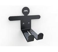 Meliconi MyBike, Supporto Universale per Pedale da Parete | Portabici da Muro da Esterno e Interno, Supporto in Acciaio, 2 Adesivi Salvamuro Inclusi, Portata 30 kg, Made in Italy