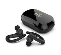 Meliconi MYSOUND TRUE FIT PLUS - Auricolari True Wireless Bluetooth 5.3 Nero, Ideale Per Lo Sport, Touch Control, Case Di Ricarica Con Led, Batteria 32 Ore
