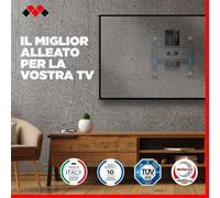 Meliconi SLIMSTYLE PLUS 100 SDR Supporto TV Parete 14 a 32" VESA 50-100 Max 20Kg