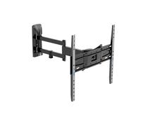 Meliconi Slimstyle Plus 400 SDR, Supporto TV Parete 40''-82'' VESA 200-300-400, Portata Max 30g, Rotazione orizzontale ±90° e Verticale +10°/-5°, Fast Block System e Easy Fix Up & Down, Made in Italy