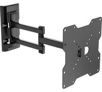 Meliconi Supporto TV Braccio a Muro per TV 26-45 Portata Max 25 Kg Inclinazione Regolabile colore Nero FDR200 - 580472