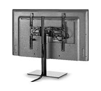 Meliconi TV Stand 400, Supporto TV da Mobile e Nascondi Cavi, Nero