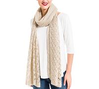 MELIFLUOS DESIGNED IN SPAIN Sciarpa sciarpa collo invernale morbido da donna con tocco cashmere, Ss16, Taglia unica