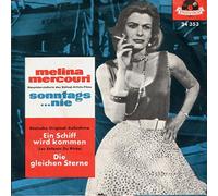 MELINA MERCOURI - Ein Schiff wird kommen (Les Enfants Du Pireè)(7" Vinyl Single)(1960)(Polydor 24353)