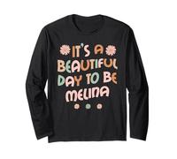 Melina Nome Personalizzato Bella Giorno Melina Compleanno Maglia a Manica