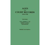 Melinde Lutz Sa Ages from Court Records, Essex, Middlesex, an (Copertina rigida)