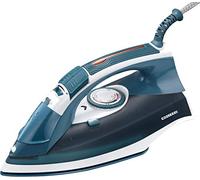 Melissa 16390052 - Ferro da stiro a vapore XXL, 2.200 Watt, colpo di vapore, serbatoio dell'acqua da 180 ml, colore turchese/bianco