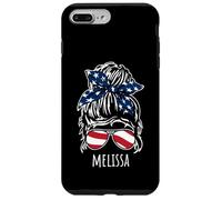 Melissa - Chignon disordinato con occhiali da sole con nastro USA Custodia per iPhone 7 Plus/8 Plus