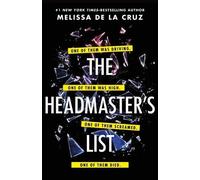 Melissa de la Cruz The Headmaster's List (Copertina rigida)
