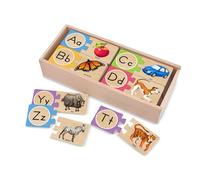 Melissa & Doug 12541 - I Puzzle Alfabeto Inglese con Autocorrezione