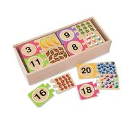 Melissa & Doug 12542 - I Puzzle Numerici da 1 a 20 con Autocorrezione
