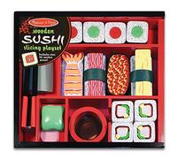 Melissa&Doug 12608 Sushi Set,Cibo in Legno, Accessori Per la Cucinagiocattolo