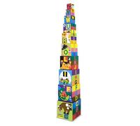 Melissa & Doug- Set di Blocchi in Cartone con Alfabeto, Multicolore, 2782