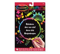 Melissa & Doug 15801 - Fogli di Disegni Scratch Art: Arcobaleno