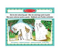 Melissa & Doug 19104 Blocco da Colorare Unendo i Puntini AC 123 - Animali Selvatici